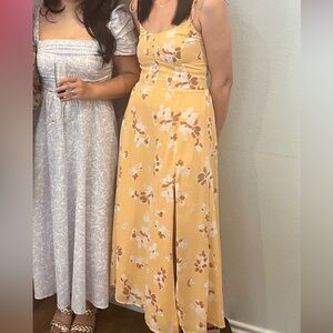 Abercrombie Orange Floral Dress